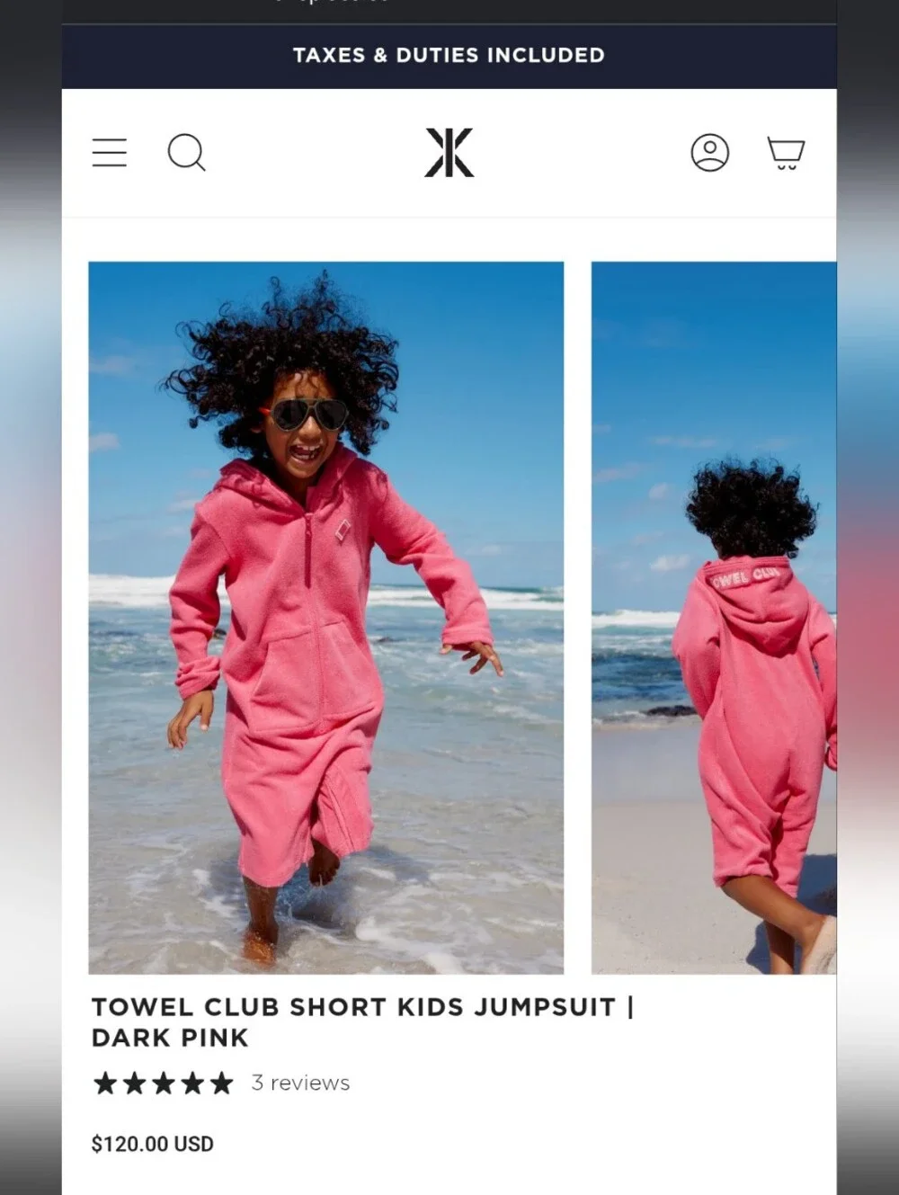 Kids Tie-Dye Hooded One-Piece Towel Club Romper - Multicolor
